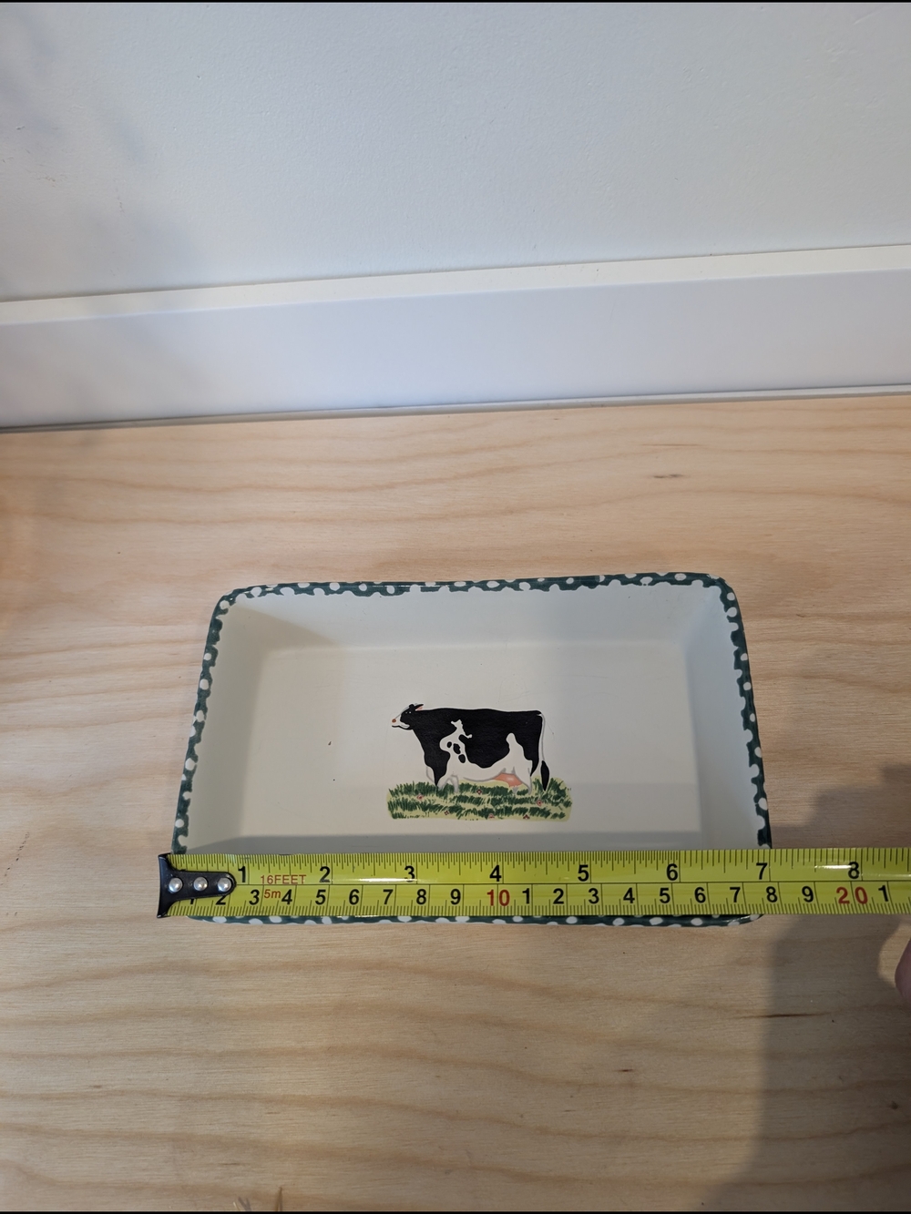 Vintage Crystolware Cow Dish — Farmhouse Cottagecore Decor - Picture 12 of 13